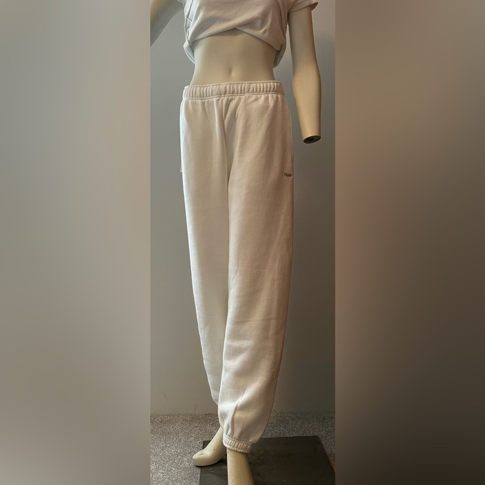 Aritzia TNA White Sweatpants with Logo Brand New with Tags